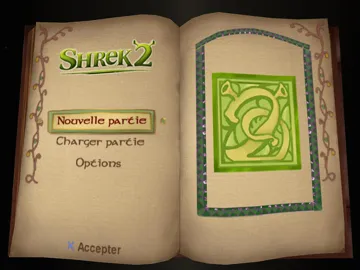 Shrek 2 screen shot title